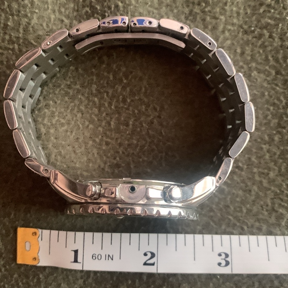 EUC Redline silver and black men’s watch. Red accents. See pictures for size. - Picture 7 of 12